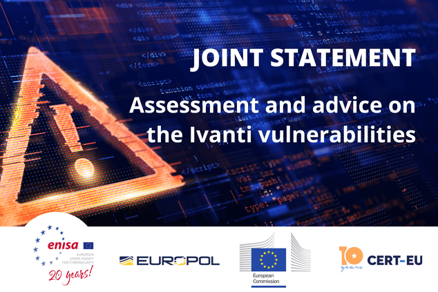 noticia destacada CISO de ENISA Joint Statement on Ivanti Connect Secure and Ivanti Policy Secure Vulnerabilities