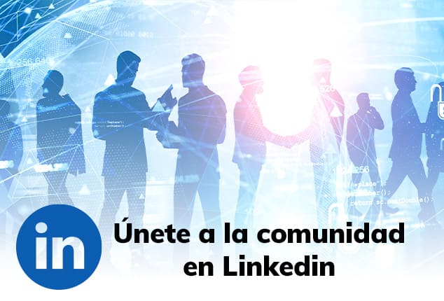 varias personas hablando entre ellas, banner comunidad Linkedin